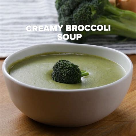 Creamy Broccoli Soup Recipe by Tasty