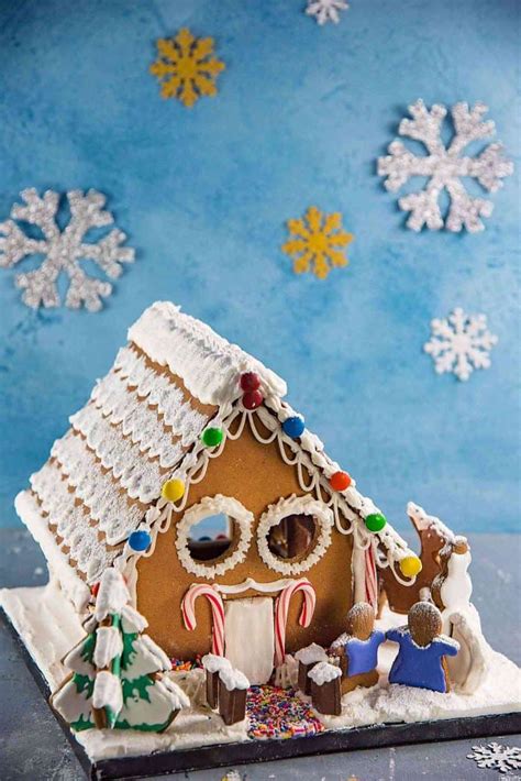 Gingerbread House (Recipe & Template) - The Flavor …