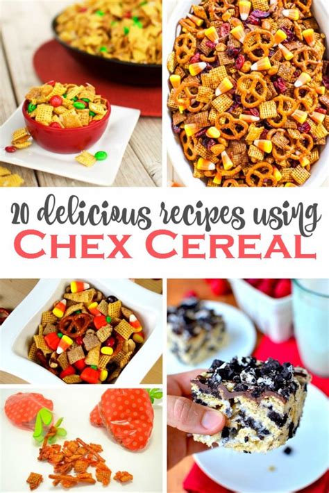 20 Yummy Recipes using Chex Cereal | The Taylor House