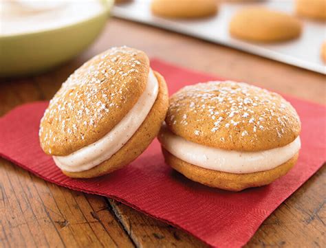 Pumpkin Sandwich Cookies Recipe | Land O’Lakes
