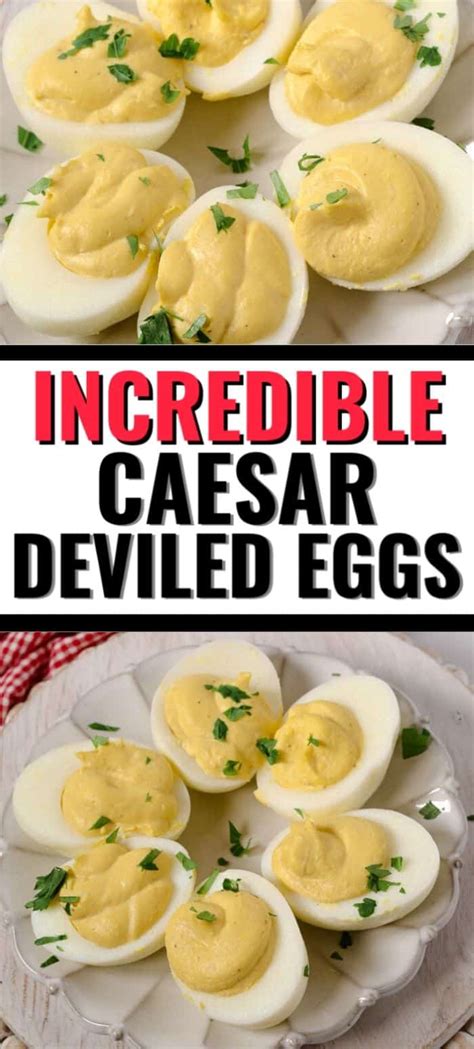 Gourmet Deviled Eggs {Caesar Flavored} | It Is a Keeper