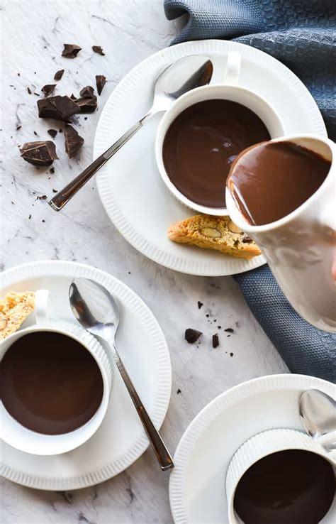 Italian Hot Chocolate {Thick and Decadent} - Marcellina In …