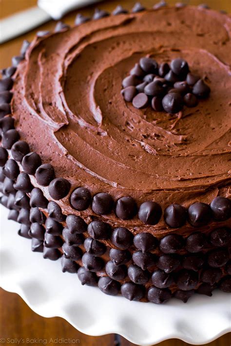 Triple Chocolate Cake Recipe - Sally's Baking Addiction