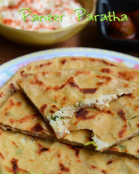 Paneer paratha recipe | Easy paratha recipes - Raks Kitchen