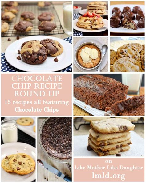 Chocolate Chip Recipe Round Up - Like Mother, Like …