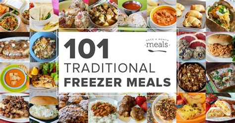 101 Traditional Freezer Meals | Once A Month Meals