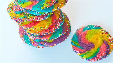 Rainbow Pinwheel Cookies Recipe - Tablespoon.com