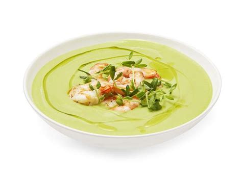 Chilled Avocado Soup with Shrimp Recipe - Food Network