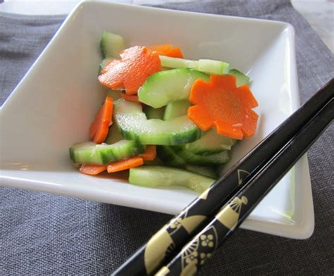 Cucumber & Carrot Namasu - My Lilikoi Kitchen