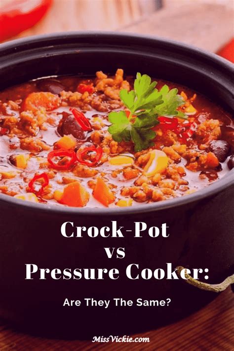 Crock-Pot vs Pressure Cooker: Are They The Same?