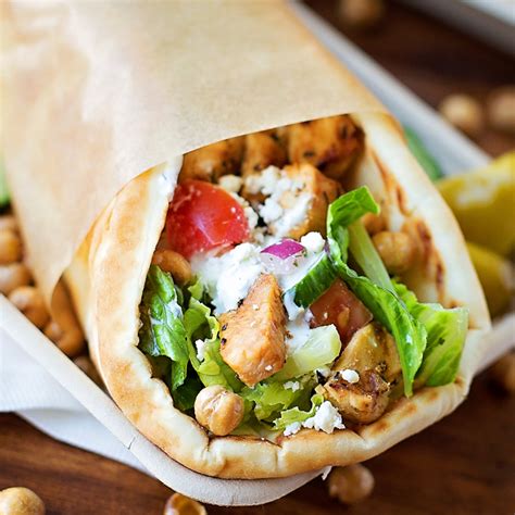 Greek Grilled Chicken Pitas - Life Made Simple