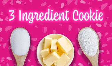 Easy 3 Ingredient Cookie Recipe! – The Sweetest Booth