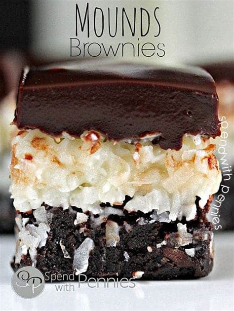 Mounds Brownies - Spend With Pennies