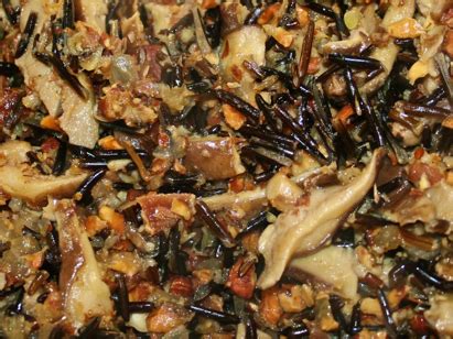 Recipe: Wild Rice with Bacon, Almonds and Mushrooms