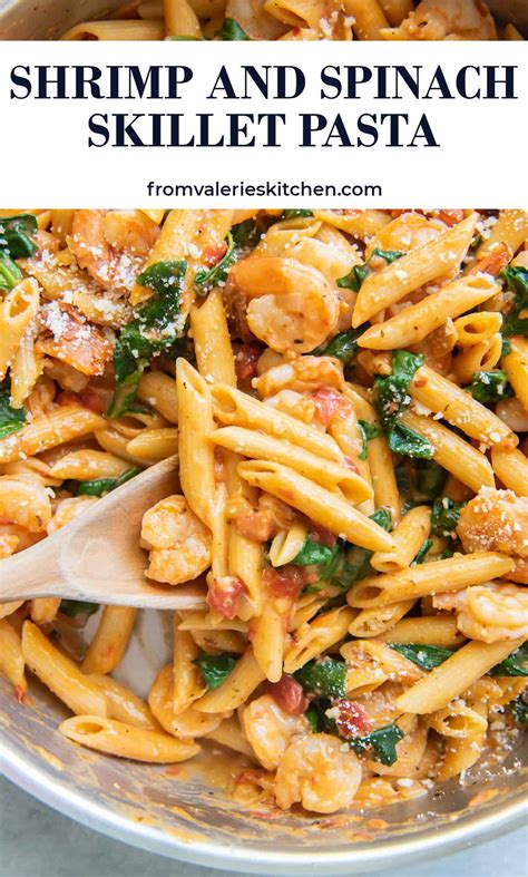 Shrimp and Spinach Pasta (Easy One-Pot Pasta) - Valerie's …