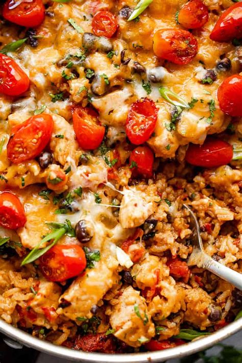 Chicken Burrito Skillet Recipe | Easy Weeknight Recipes