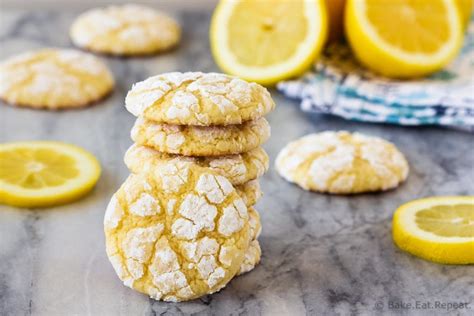 Lemon Cookies - Bake. Eat. Repeat.