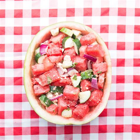 Watermelon And Cucumber Salad Recipe by Tasty