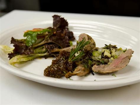 Wild Rice-Stuffed Quail with Fig Puree Recipe | Cooking …