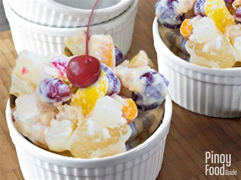 Pinoy Fruit Salad Recipe | Pinoy Food Guide