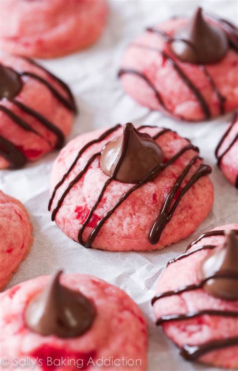 Chocolate Cherry Blossom Cookies - Sally's Baking …