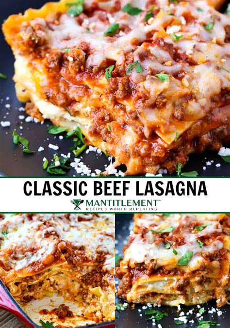 Classic Beef Lasagna | The Best Lasagna Recipe