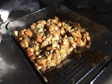 Roast the stuffing outside the turkey | Just A Pinch Recipes