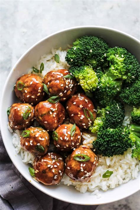 Asian Chicken Meatballs (Sesame Ginger) - Easy Chicken …