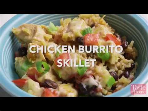 Chicken Burrito Skillet - YouTube