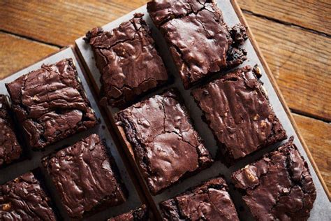 A deliciously decadent classic double chocolate brownie …