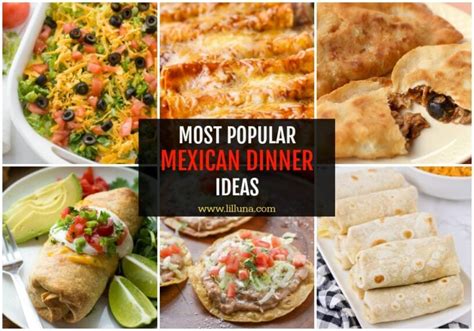 25+ Easy Mexican Dinner Ideas | Lil' Luna