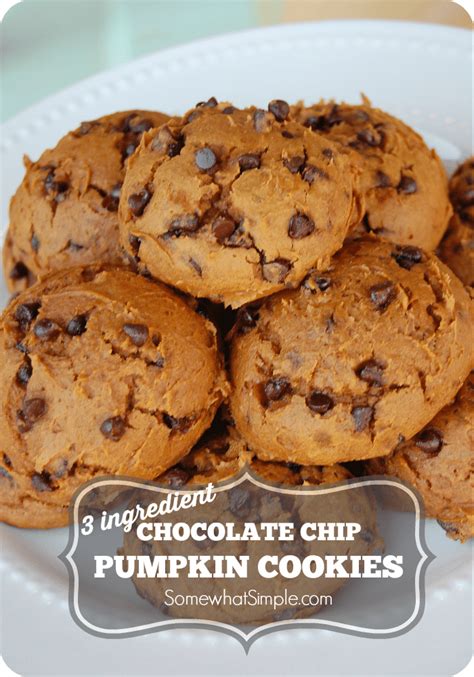 Cake Mix Pumpkin Chocolate Chip Cookies - Somewhat …