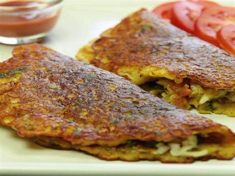 Paneer Besan Chilla Recipe - NDTV Food