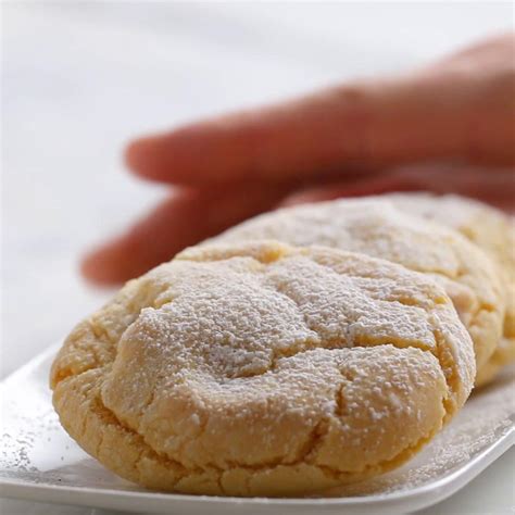 Lemon Crinkle Cake Mix Cookies Recipe by Tasty