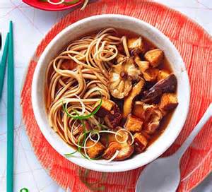 Miso mushroom & tofu noodle soup recipe | BBC Good …