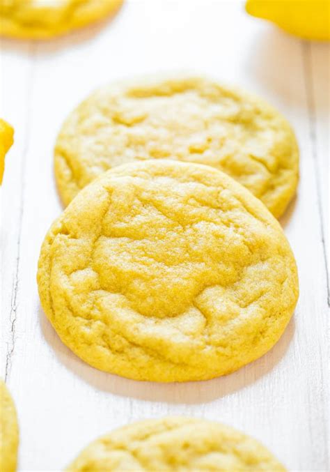 Soft and Chewy Lemon Cookies - Averie Cooks