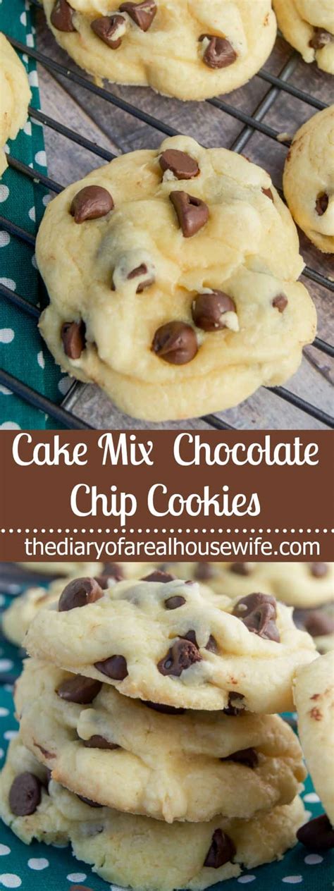 Cake Mix Chocolate Chip Cookies - The Diary of a Real …