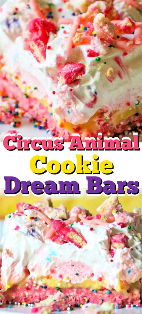 Circus Animal Cookie Dream Bars | Animal cookies recipe, …