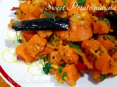 Sweet Potato Masala | Simple Indian Recipes