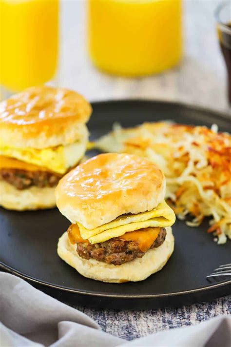 Sausage, Egg, and Cheese Breakfast Sandwich - How To …