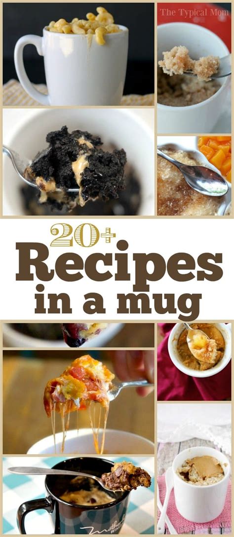 Easy 1 Minute Mug Recipes · The Typical Mom
