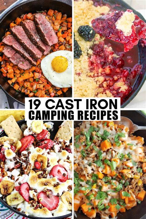 19 Cast Iron Recipes for Camping - Frugal Mom Eh!