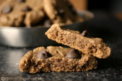 Thick and Chewy Chocolate Chip Peanut Butter Cookies