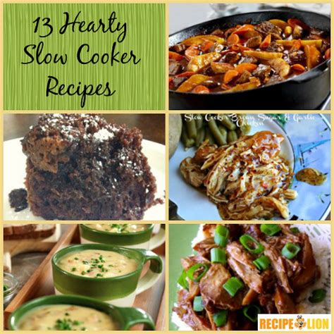 13 Hearty Slow Cooker Recipes | RecipeLion.com