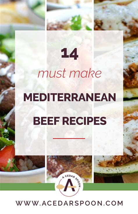 14 Must Make Mediterranean Ground Beef Recipes - A …