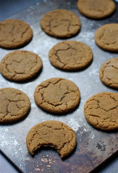 Easy Molasses Crinkle Cookies - The Baker Chick