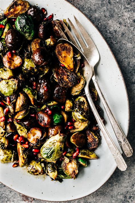 Maple-Bourbon Glazed Brussels Sprouts - Dishing Up …