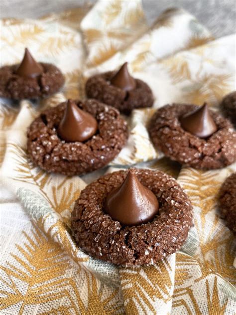 Chocolate Sugar Kiss Cookies - An Affair from the Heart