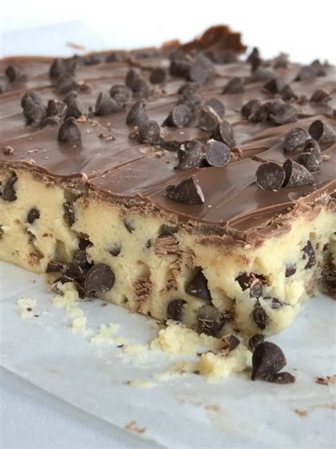 No Bake Chocolate Chip Cookie Dough Bars - Together …