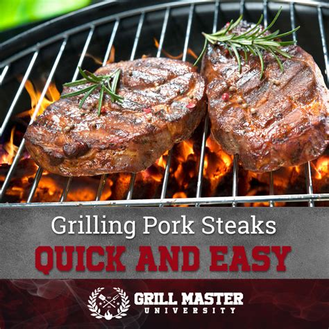 Grilled Pork Steaks – Quick And Easy Recipe - Grill Master …